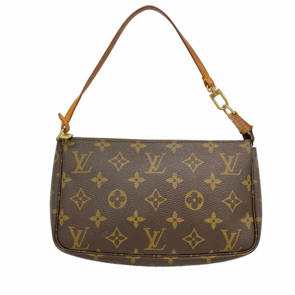 LOUIS VUITTON Handbags - Louis Vuitton Monogram Pochette Accessoires Bag/Pouch M51980 Brown Women's